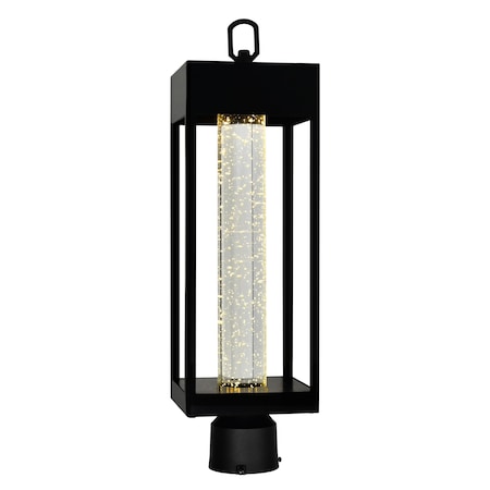 Cwi Lighting Rochester LED Integrated Black Outdoor Lantern Head 1696PT5-1-101